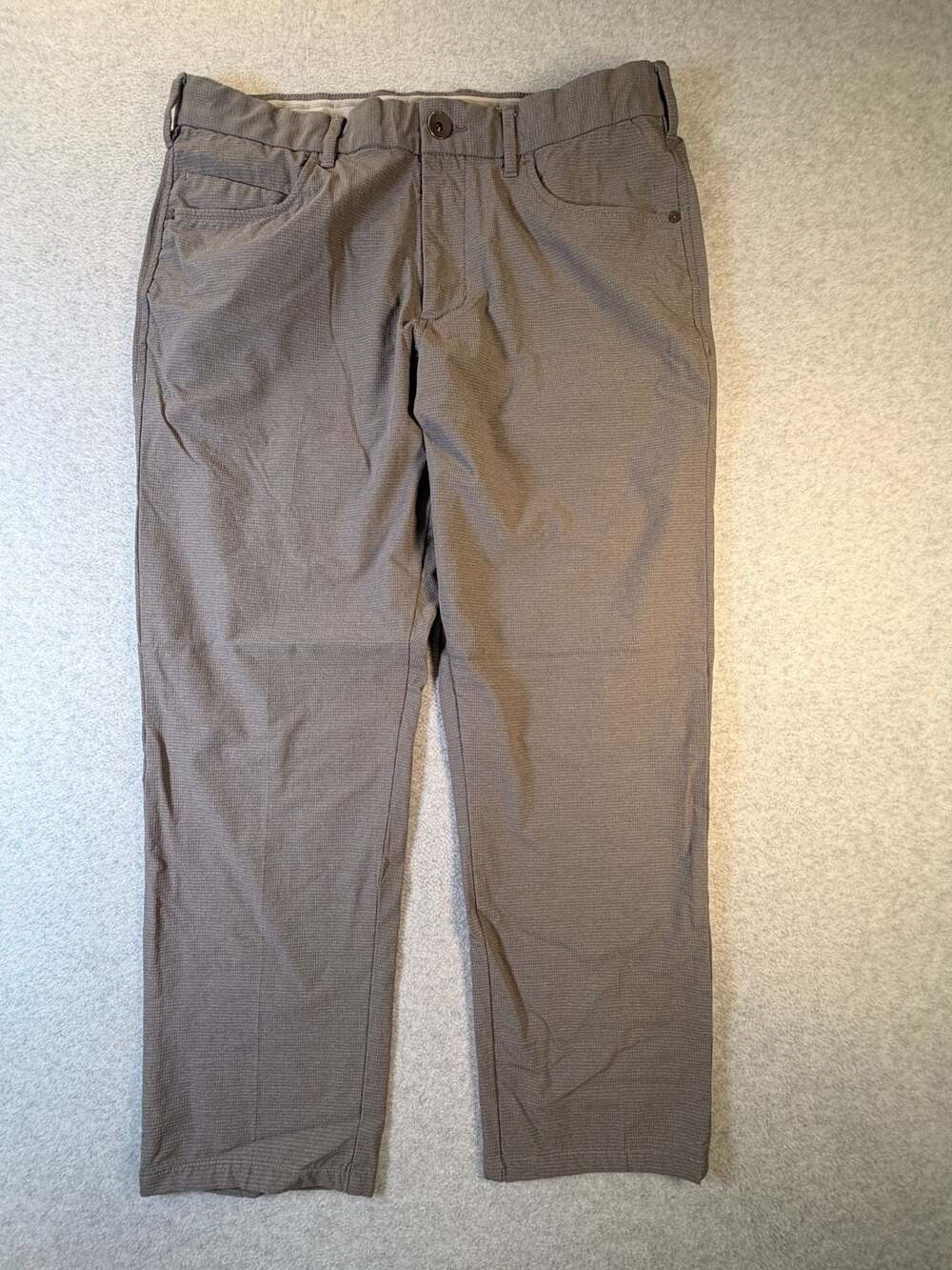 Tommy Bahama 5-Pocket Pants Size 34x30 Gray Micro Pattern